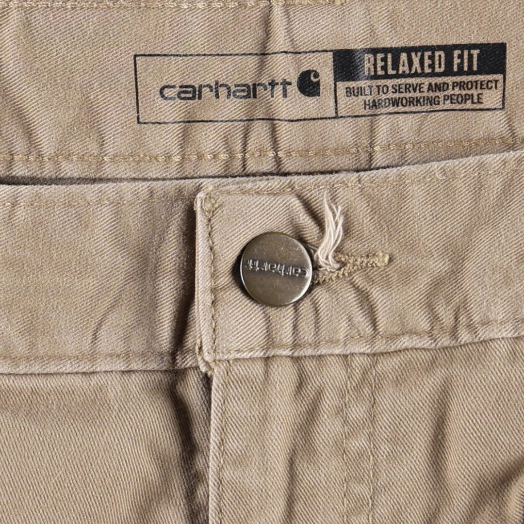 Carhartt Relaxed Fit Painter Pants, Men's, W34 equivalent cotton Beige type Vintage Second Hand