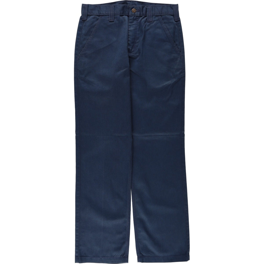 Carhartt Blended Twill Pant Work Pants, Men's W32 (approx.) polyester navy blue type Vintage Second Hand