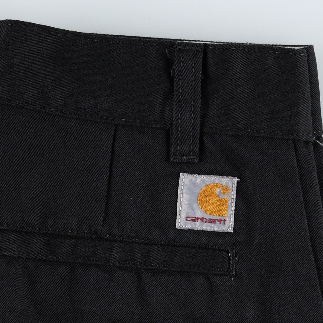 Carhartt UNIT PANT work pants, men's size W36 (approx.) polyester black type Vintage Second Hand