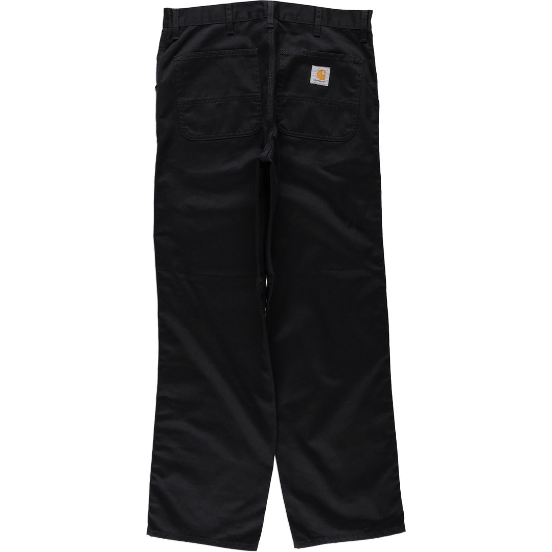 Carhartt SIMPLE PANT Work Pants, Men's W36 equivalent. polyester black type Vintage Second Hand