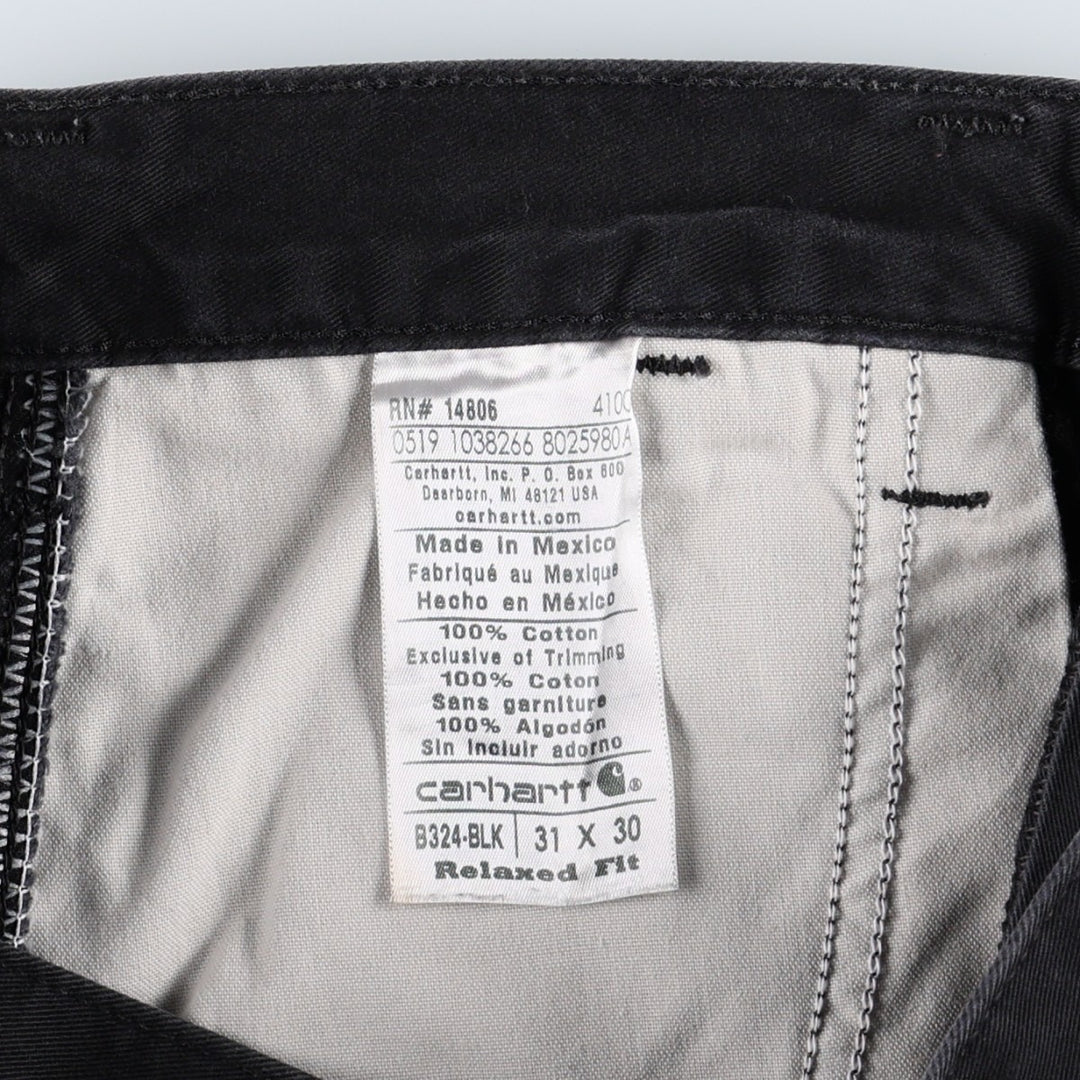 Carhartt Relaxed Fit Painter Pants, Men's, Size W32 cotton black type Vintage Second Hand