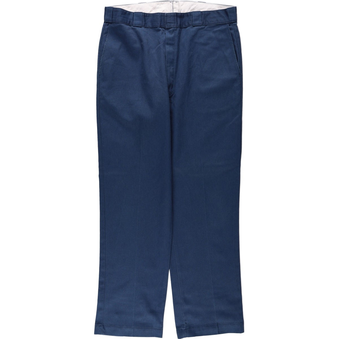 Dickies Work Pants Men's W37 unclear navy blue type Vintage Second Hand