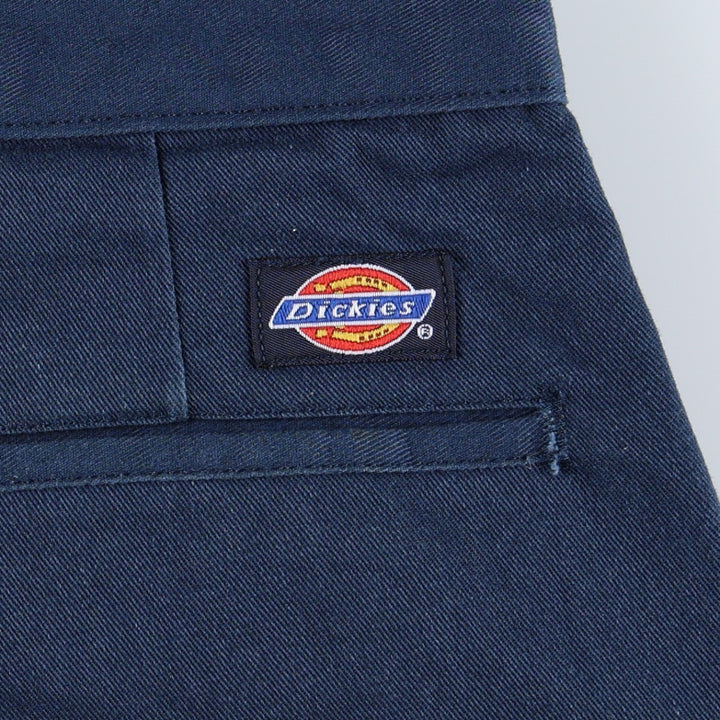 Dickies Work Pants Men's W37 unclear navy blue type Vintage Second Hand