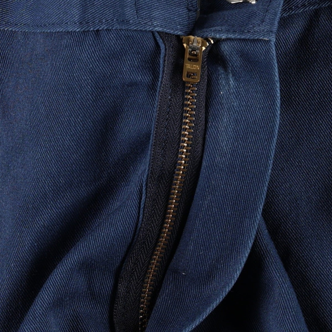Dickies Work Pants Men's W37 unclear navy blue type Vintage Second Hand