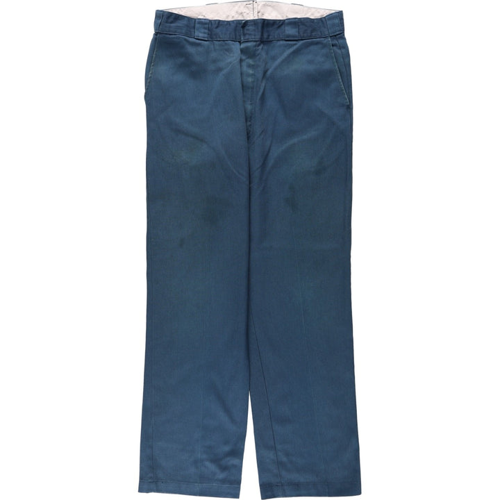 Dickies Work Pants Men's W36 unclear navy blue type Vintage Second Hand