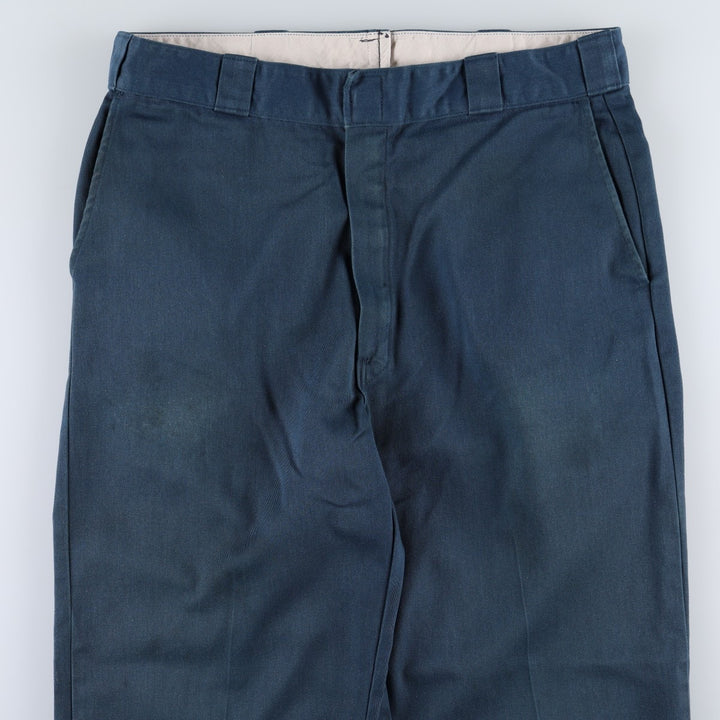 Dickies Work Pants Men's W36 unclear navy blue type Vintage Second Hand