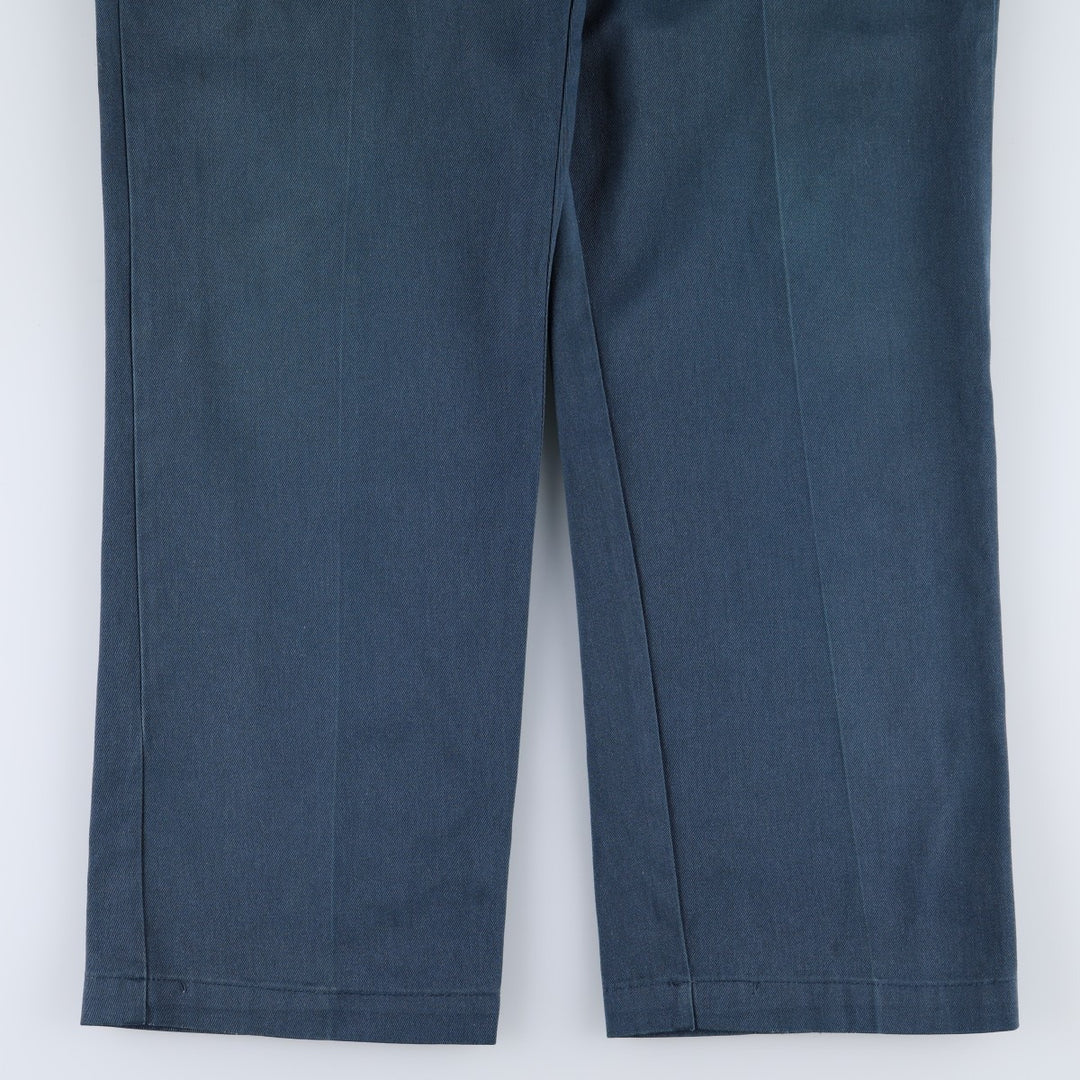 Dickies Work Pants Men's W36 unclear navy blue type Vintage Second Hand