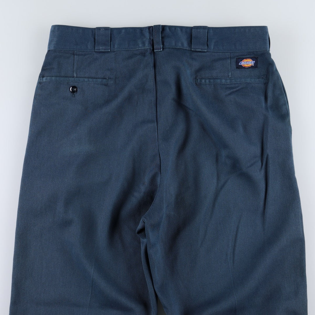 Dickies Work Pants Men's W36 unclear navy blue type Vintage Second Hand