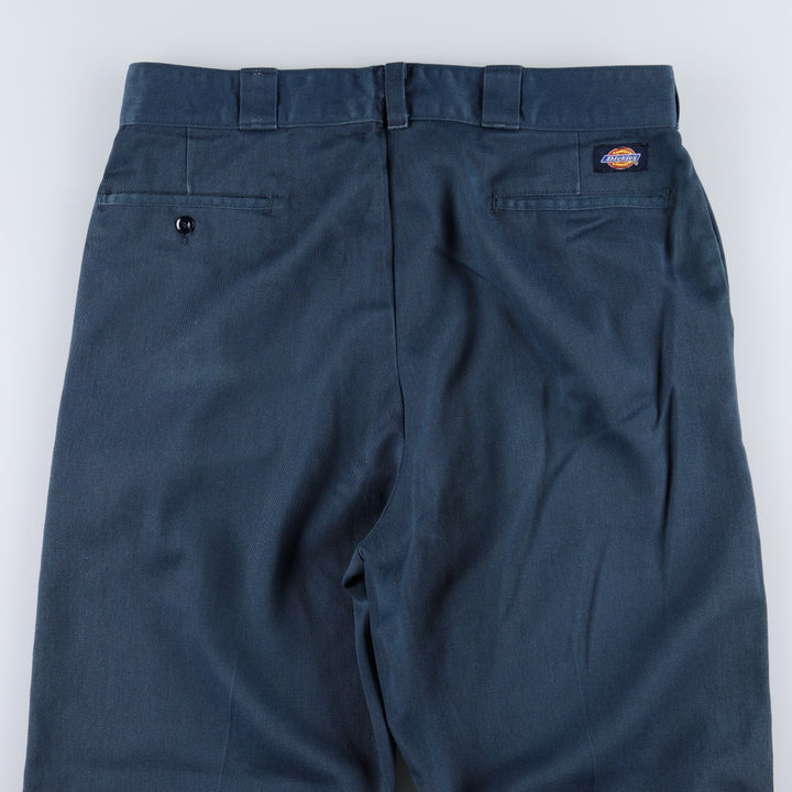Dickies Work Pants Men's W36 unclear navy blue type Vintage Second Hand