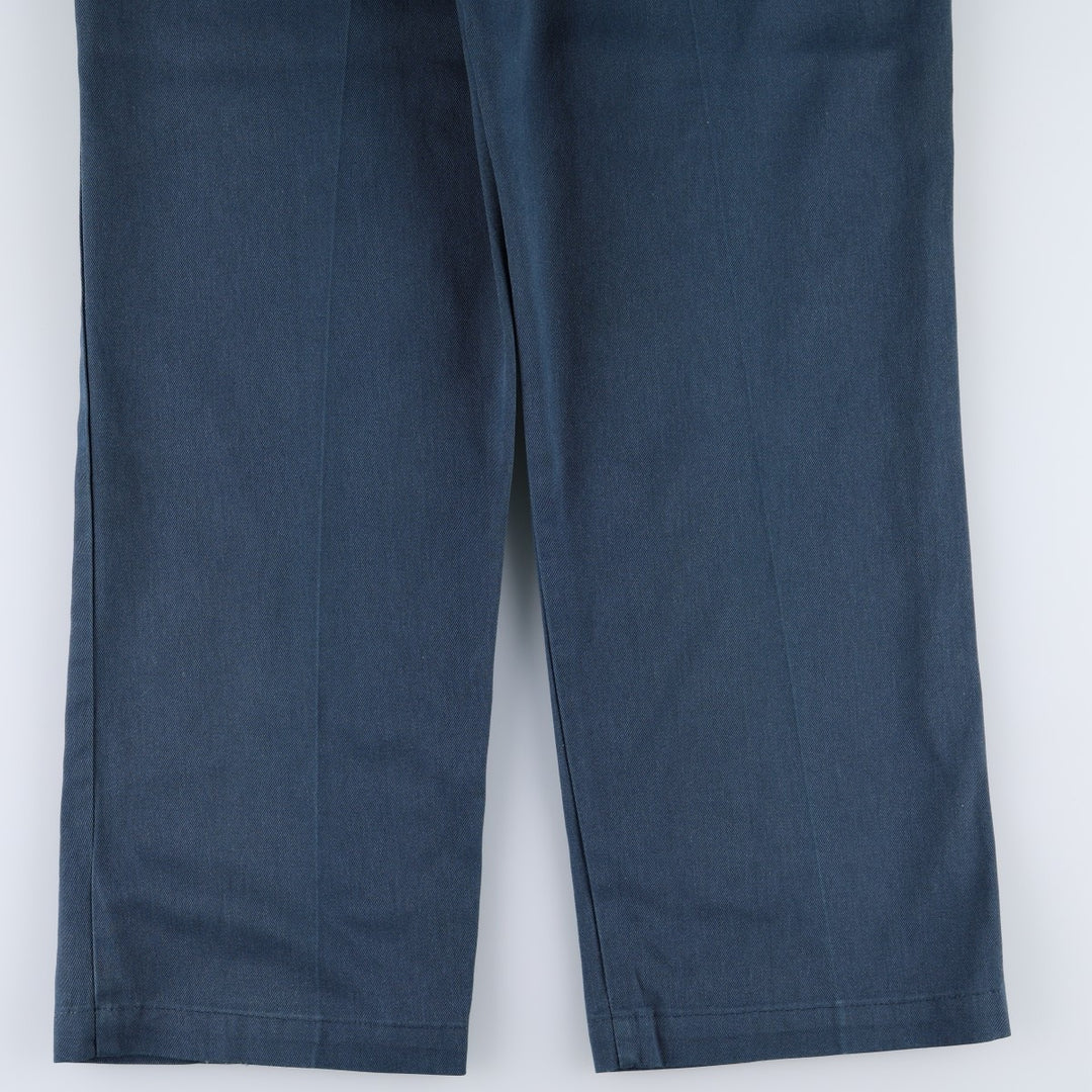 Dickies Work Pants Men's W36 unclear navy blue type Vintage Second Hand