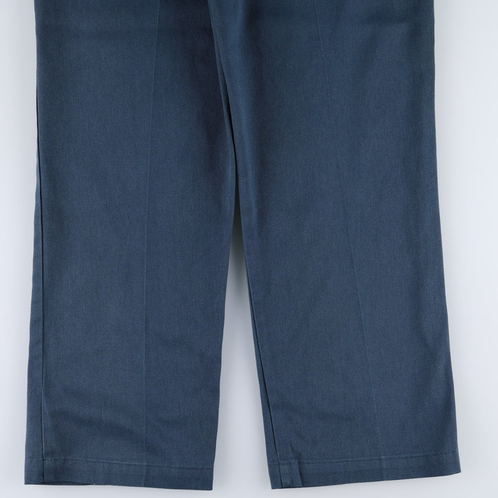 Dickies Work Pants Men's W36 unclear navy blue type Vintage Second Hand