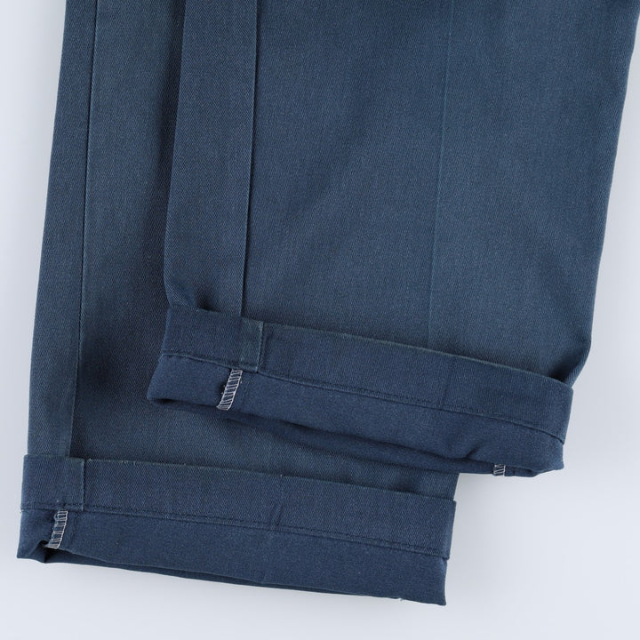 Dickies Work Pants Men's W36 unclear navy blue type Vintage Second Hand