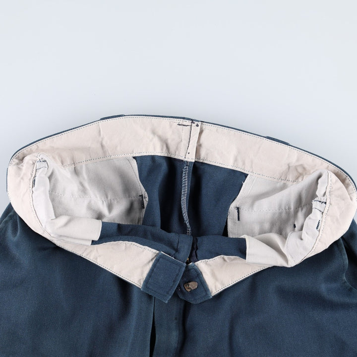 Dickies Work Pants Men's W36 unclear navy blue type Vintage Second Hand