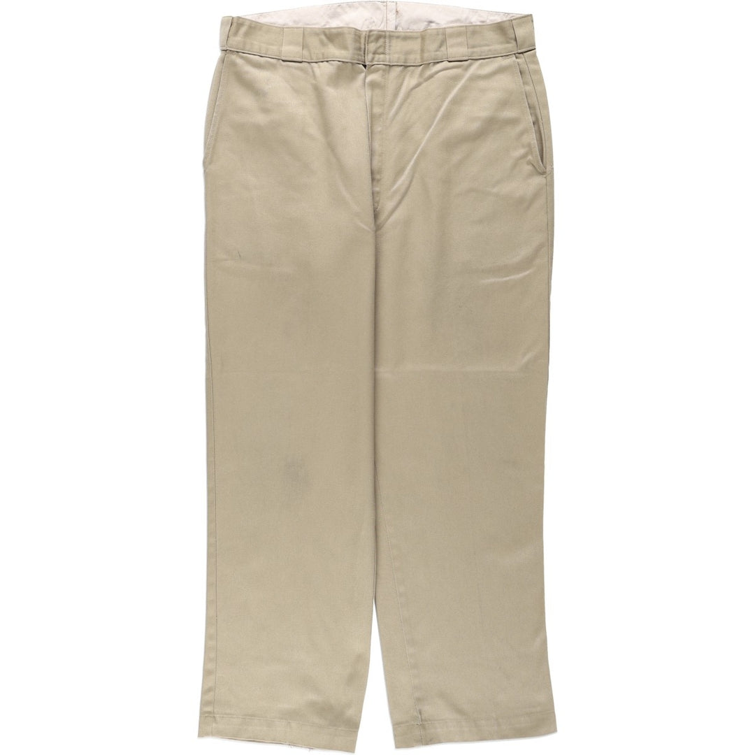 90'S Dickies Work Pants Made in USA Men's W37 Vintage unclear Beige type Vintage Second Hand