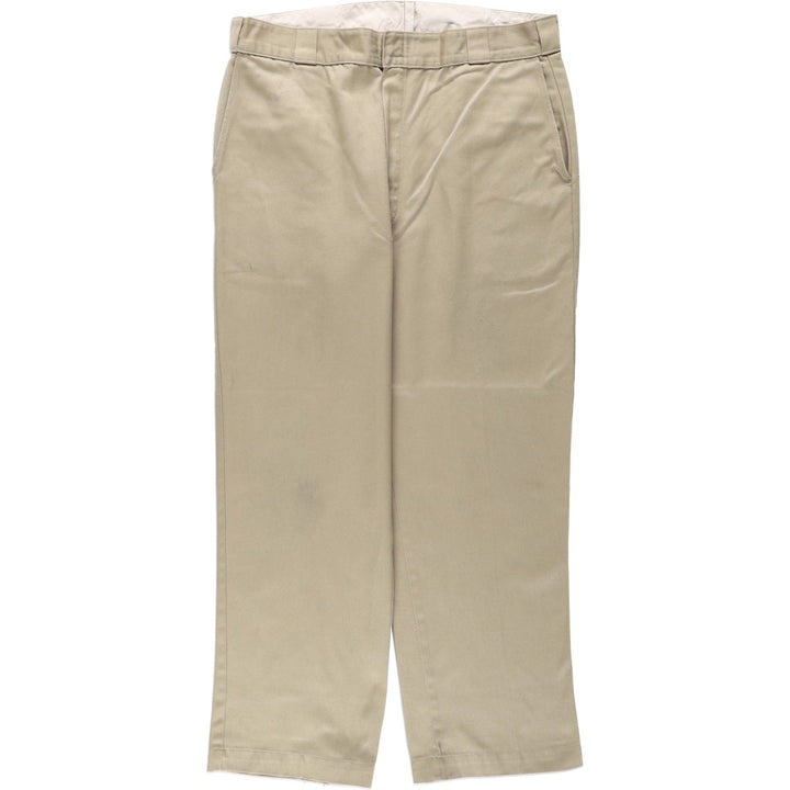 90'S Dickies Work Pants Made in USA Men's W37 Vintage unclear Beige type Vintage Second Hand