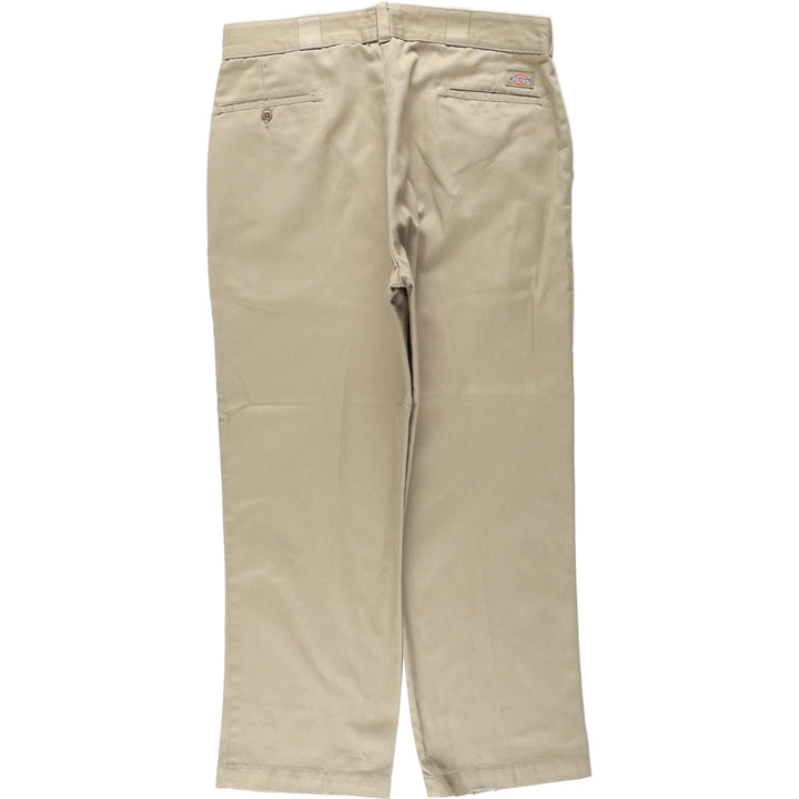 90'S Dickies Work Pants Made in USA Men's W37 Vintage unclear Beige type Vintage Second Hand