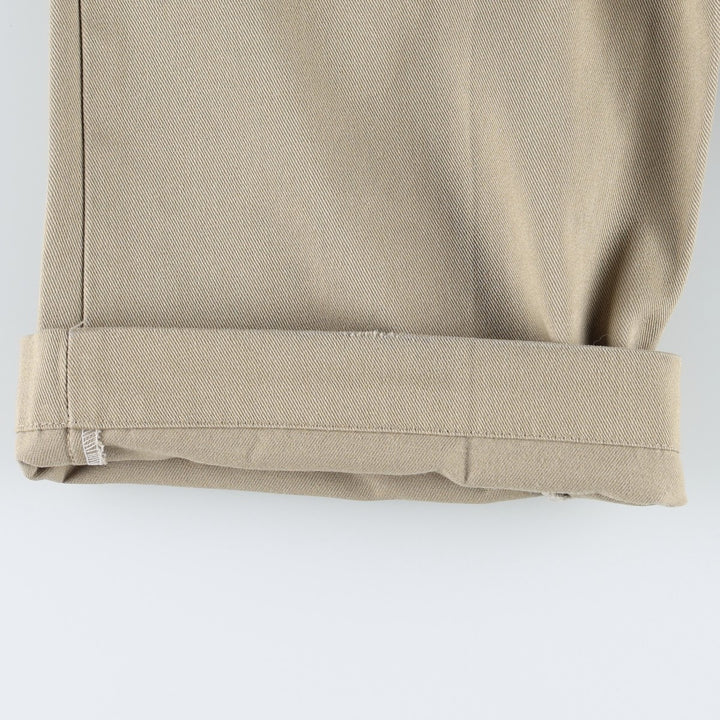 90'S Dickies Work Pants Made in USA Men's W37 Vintage unclear Beige type Vintage Second Hand