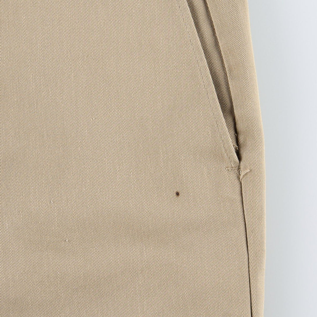 1980'S Dickies Work Pants, Made in USA, Men's Size W37 (approx.), Vintage polyester Beige type Vintage Second Hand