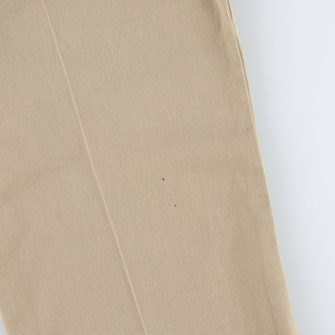 1980'S Dickies Work Pants, Made in USA, Men's Size W37 (approx.), Vintage polyester Beige type Vintage Second Hand