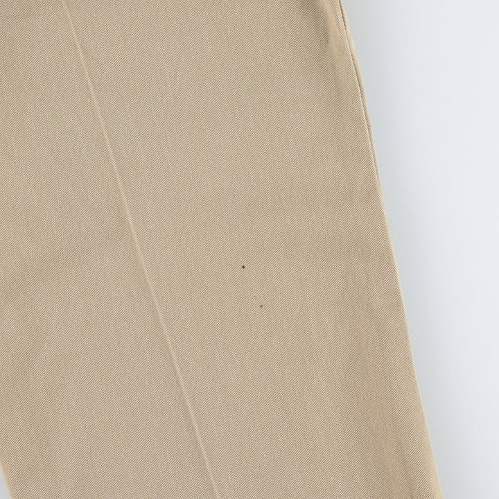 1980'S Dickies Work Pants, Made in USA, Men's Size W37 (approx.), Vintage polyester Beige type Vintage Second Hand