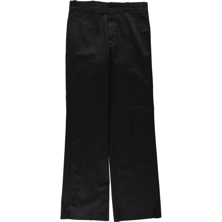 1990'S Sears Regular Fit Work Pants, Made in USA, Men's Size W32 (approx.), Vintage polyester black type Vintage Second Hand