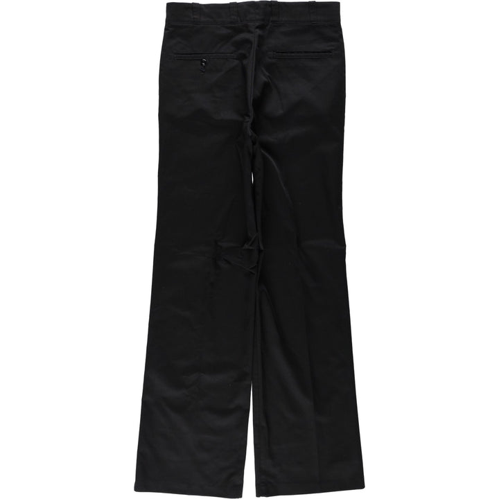 1990'S Sears Regular Fit Work Pants, Made in USA, Men's Size W32 (approx.), Vintage polyester black type Vintage Second Hand