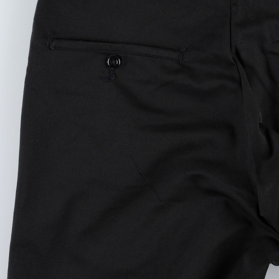 1990'S Sears Regular Fit Work Pants, Made in USA, Men's Size W32 (approx.), Vintage polyester black type Vintage Second Hand