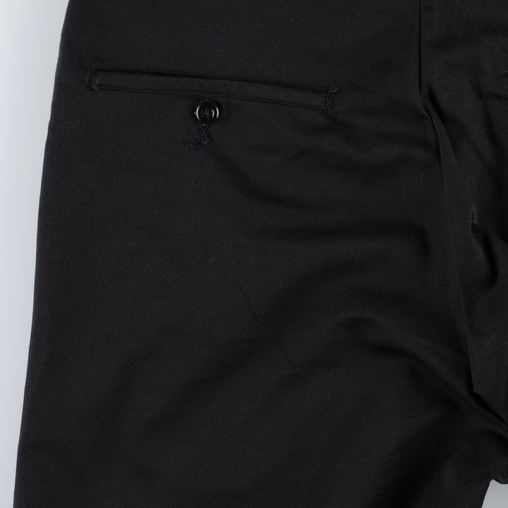 1990'S Sears Regular Fit Work Pants, Made in USA, Men's Size W32 (approx.), Vintage polyester black type Vintage Second Hand