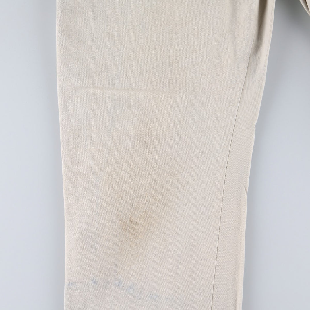 Dickies Painter Pants Men's W34 equivalent cotton pale white type Vintage Second Hand