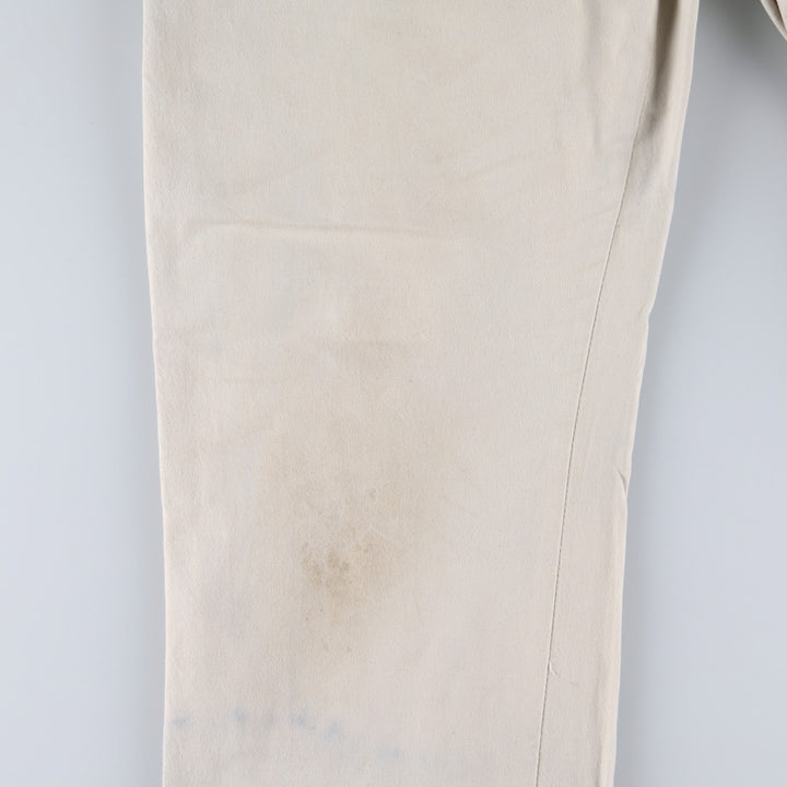 Dickies Painter Pants Men's W34 equivalent cotton pale white type Vintage Second Hand