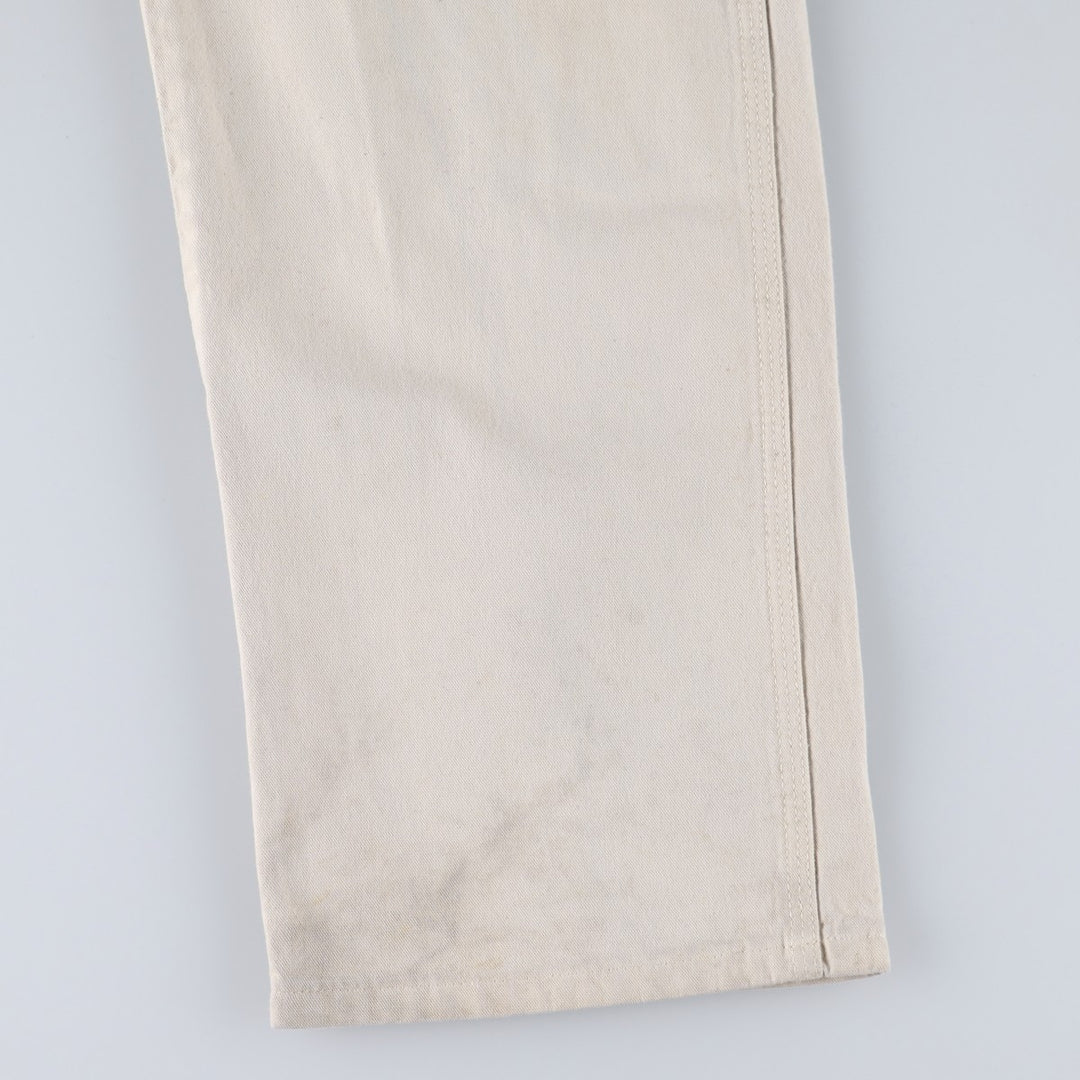 Dickies Painter Pants Men's W34 equivalent cotton pale white type Vintage Second Hand