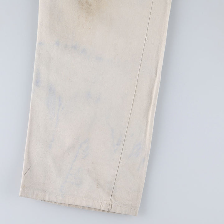 Dickies Painter Pants Men's W34 equivalent cotton pale white type Vintage Second Hand