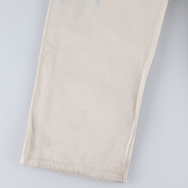 Dickies Painter Pants Men's W34 equivalent cotton pale white type Vintage Second Hand