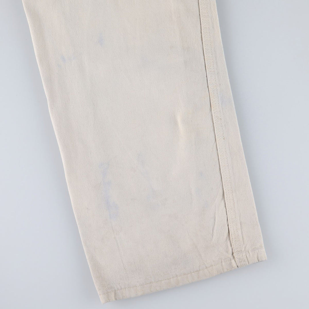 Dickies Painter Pants Men's W34 equivalent cotton pale white type Vintage Second Hand