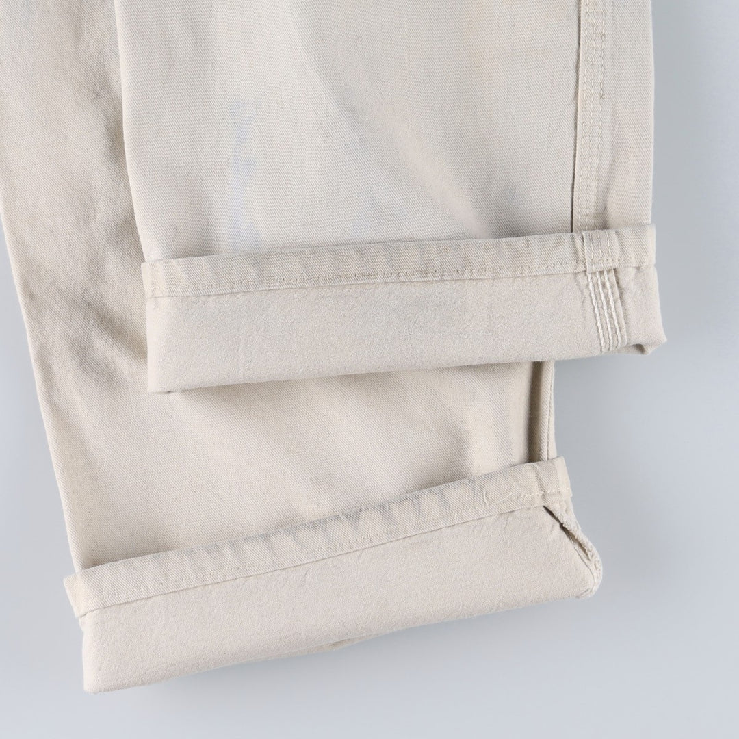 Dickies Painter Pants Men's W34 equivalent cotton pale white type Vintage Second Hand