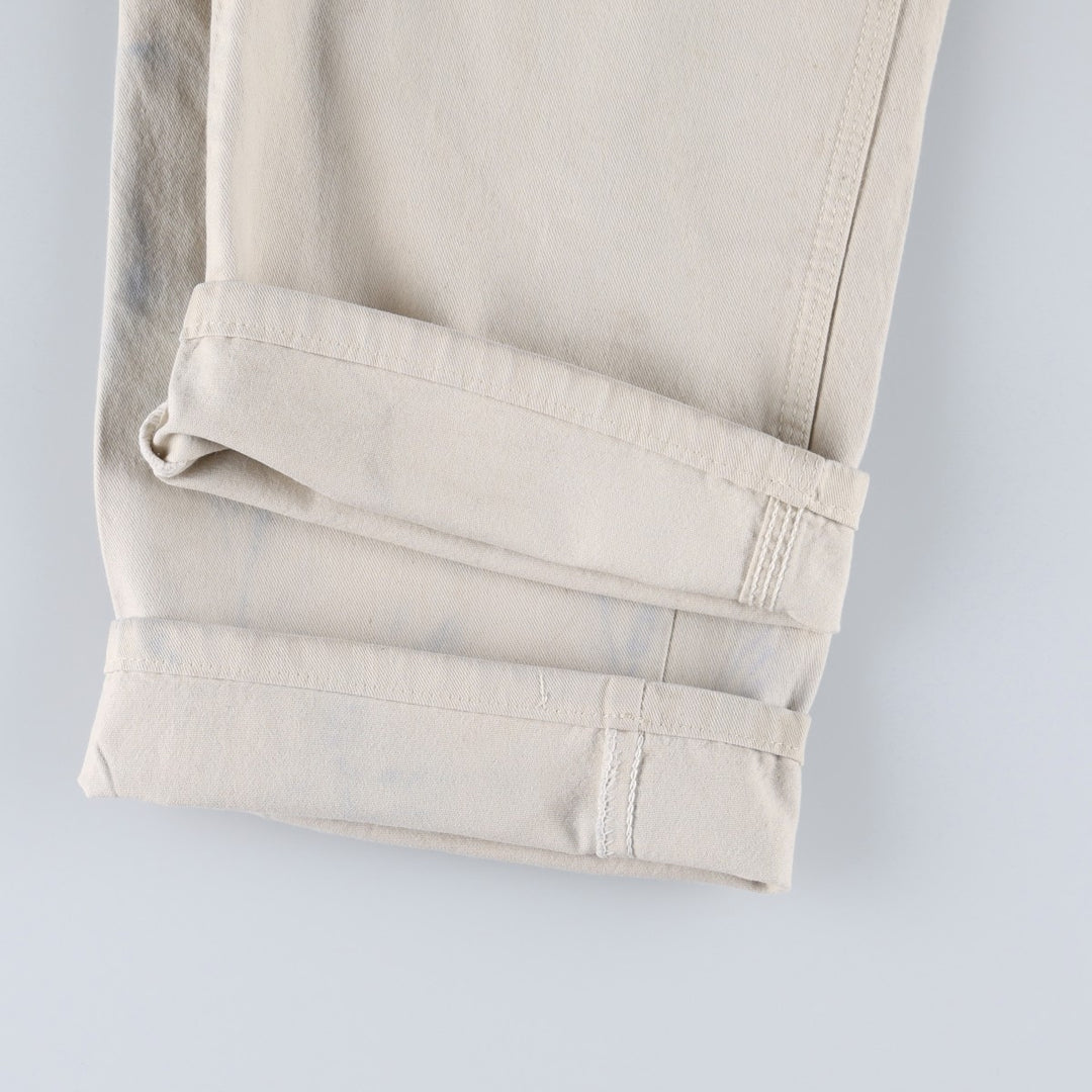 Dickies Painter Pants Men's W34 equivalent cotton pale white type Vintage Second Hand