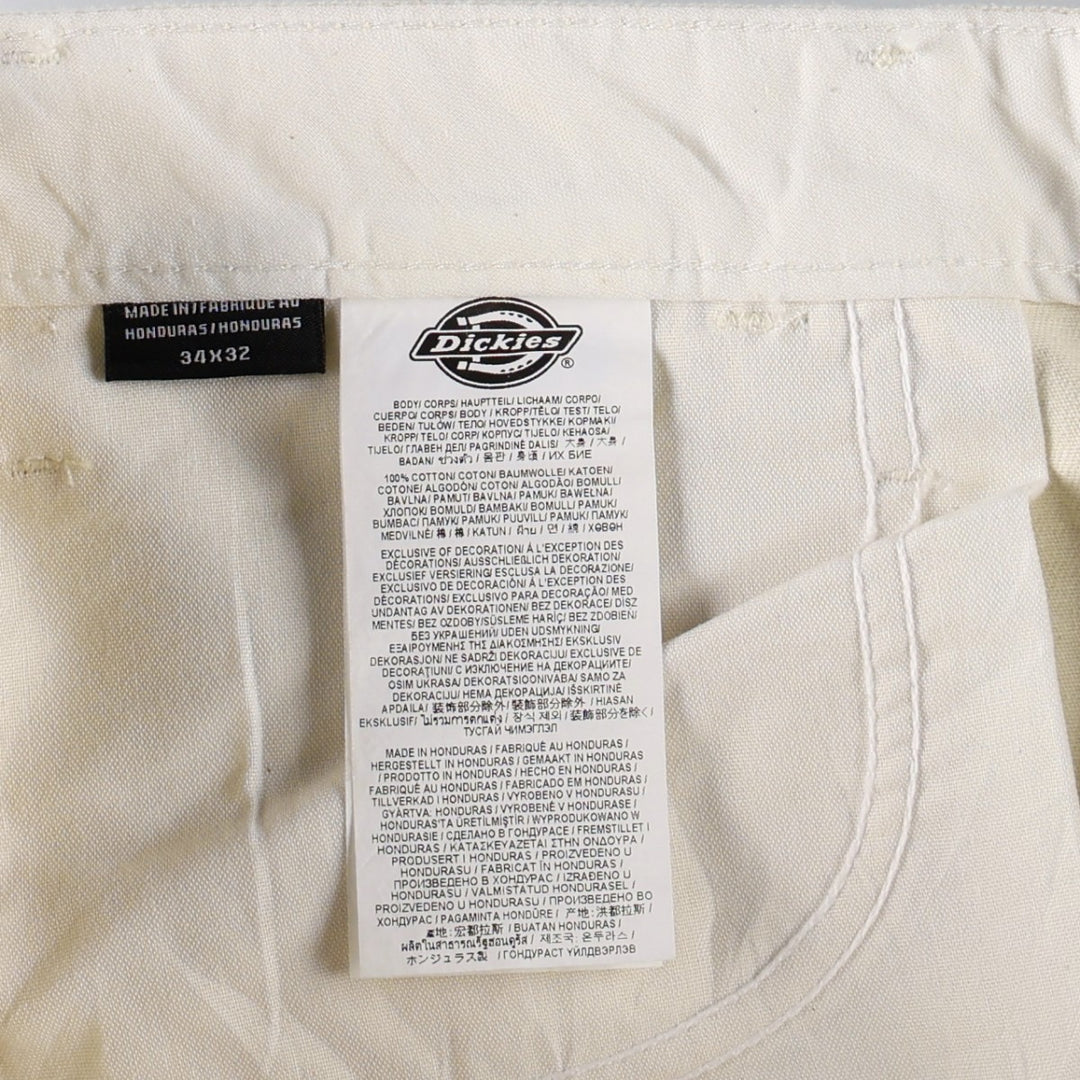 Dickies Double Knee Painter Pants, Men's W35 (approx.) cotton unbleached Vintage Second Hand