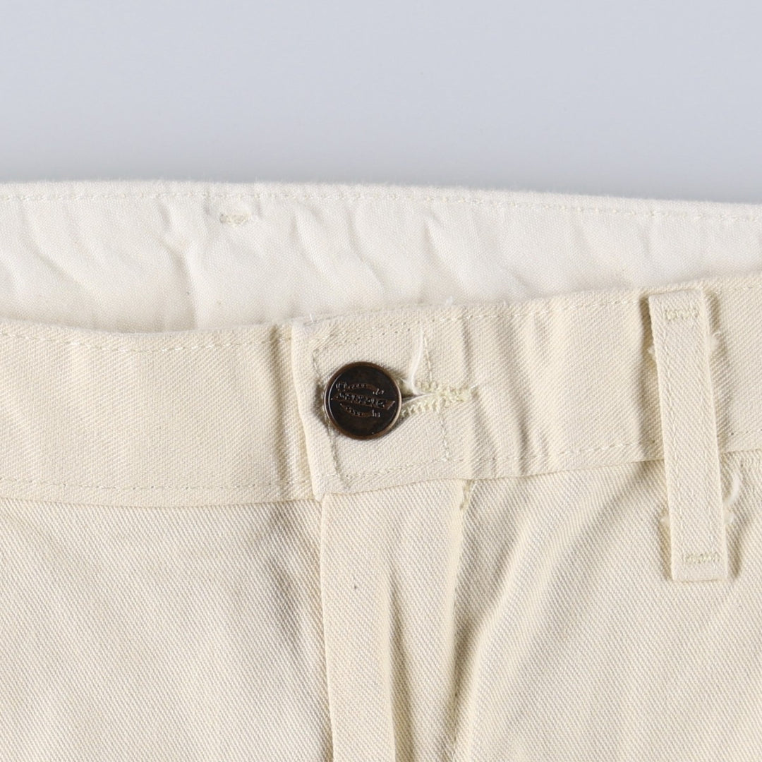 Dickies Double Knee Painter Pants, Men's W35 (approx.) cotton unbleached Vintage Second Hand