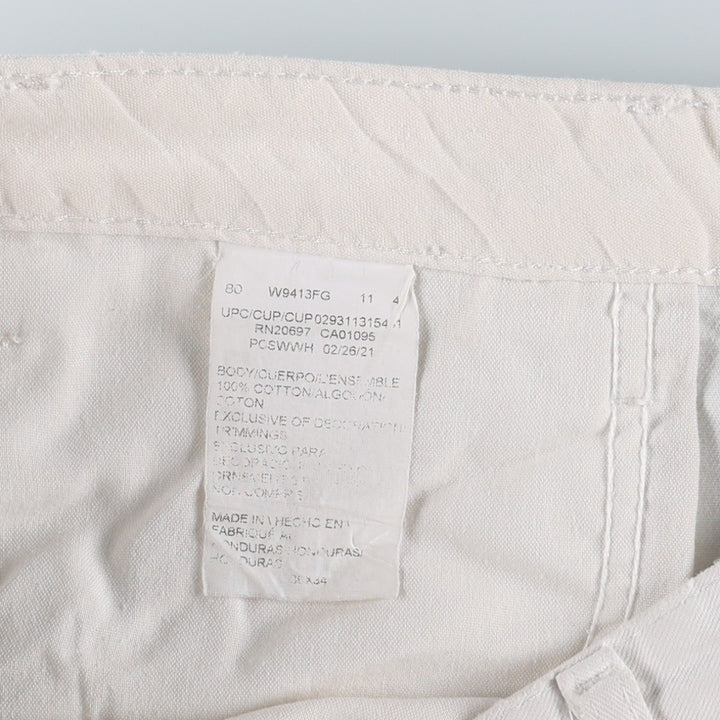Dickies SHERWIN WILLIAMS Paint Painter Pants Men's W35 (approx.) cotton white type Vintage Second Hand