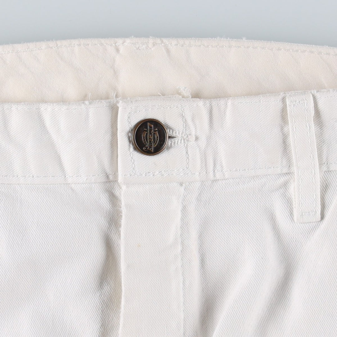 Dickies SHERWIN WILLIAMS Paint Painter Pants Men's W35 (approx.) cotton white type Vintage Second Hand