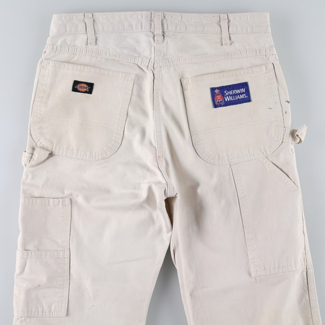 Dickies SHERWIN WILLIAMS Painter Pants for Men, W33 equivalent cotton white type Vintage Second Hand