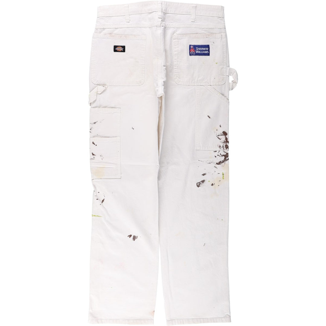 Dickies SHERWIN WILLIAMS Painter Pants for Men, W34 equivalent cotton white type Vintage Second Hand