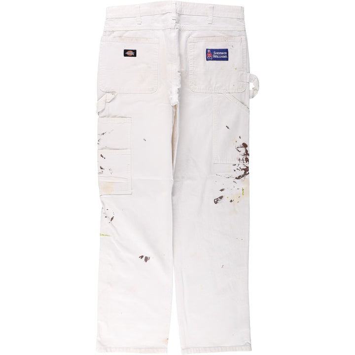 Dickies SHERWIN WILLIAMS Painter Pants for Men, W34 equivalent cotton white type Vintage Second Hand