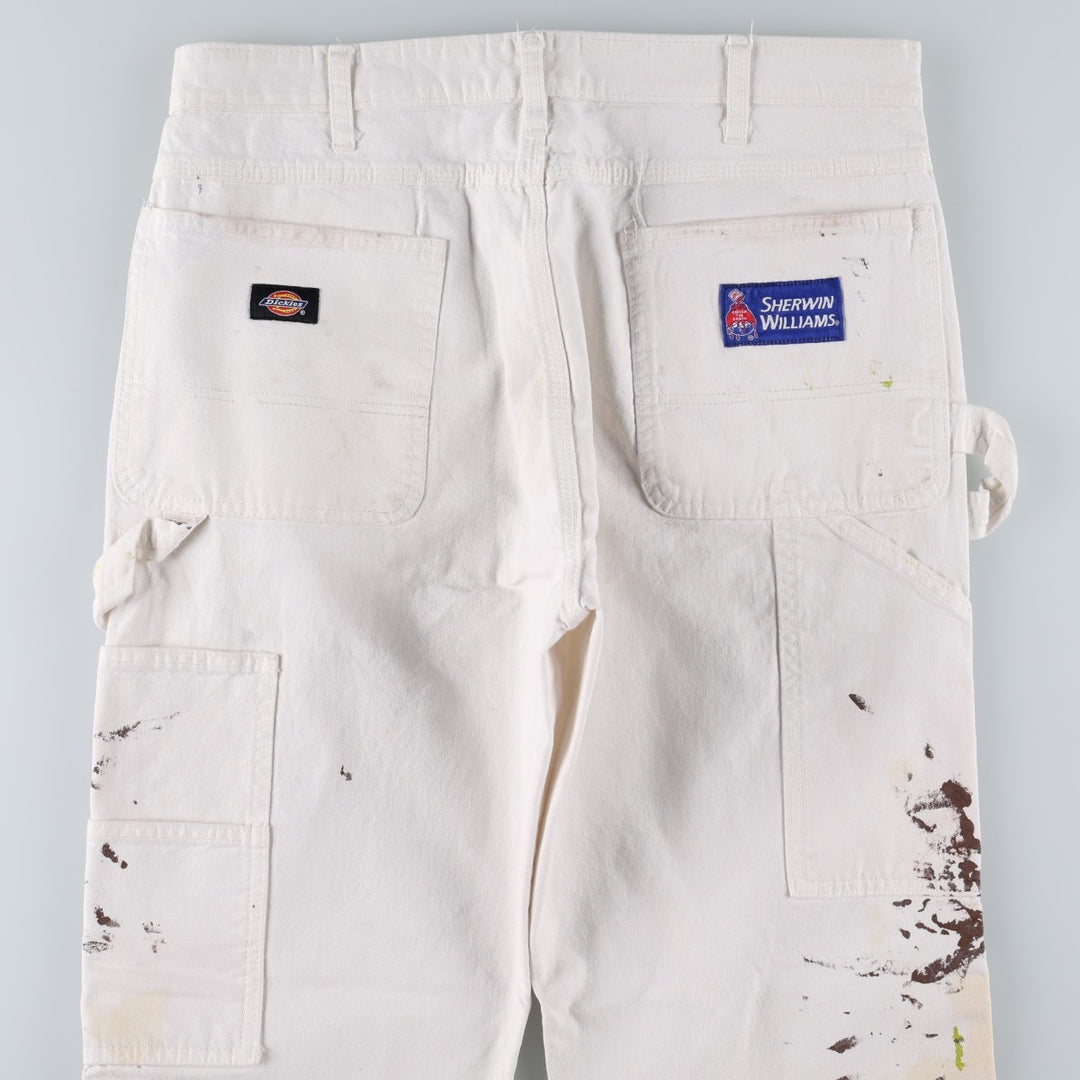 Dickies SHERWIN WILLIAMS Painter Pants for Men, W34 equivalent cotton white type Vintage Second Hand