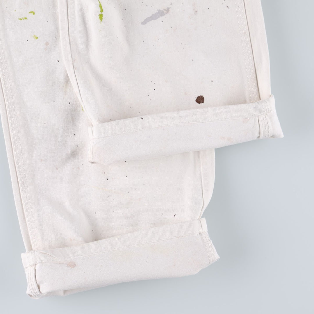 Dickies SHERWIN WILLIAMS Painter Pants for Men, W34 equivalent cotton white type Vintage Second Hand