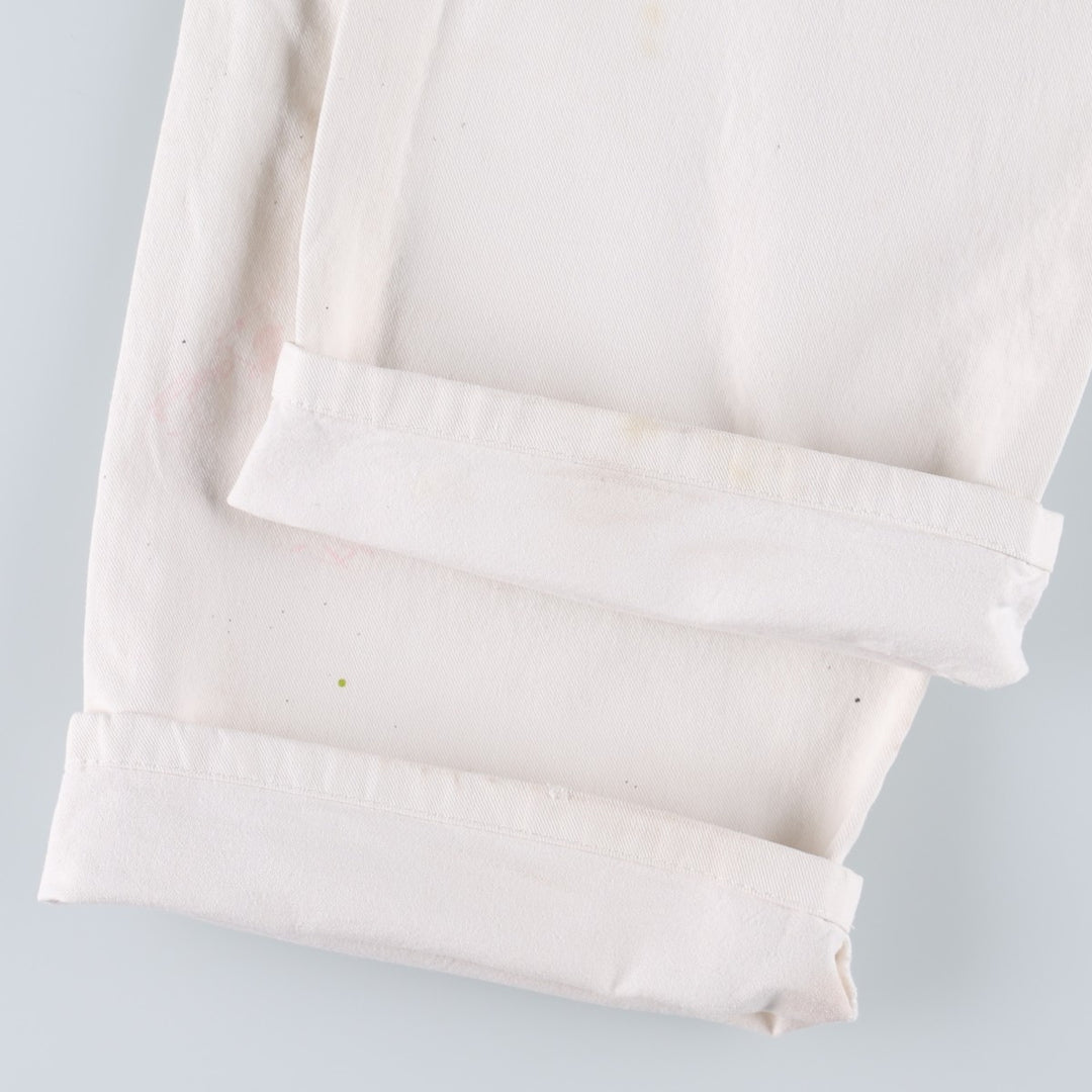 Dickies SHERWIN WILLIAMS Painter Pants for Men, W34 equivalent cotton white type Vintage Second Hand