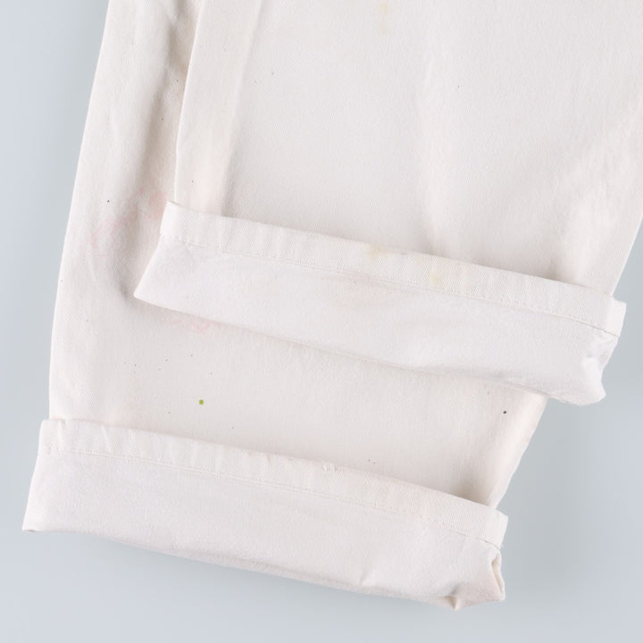 Dickies SHERWIN WILLIAMS Painter Pants for Men, W34 equivalent cotton white type Vintage Second Hand