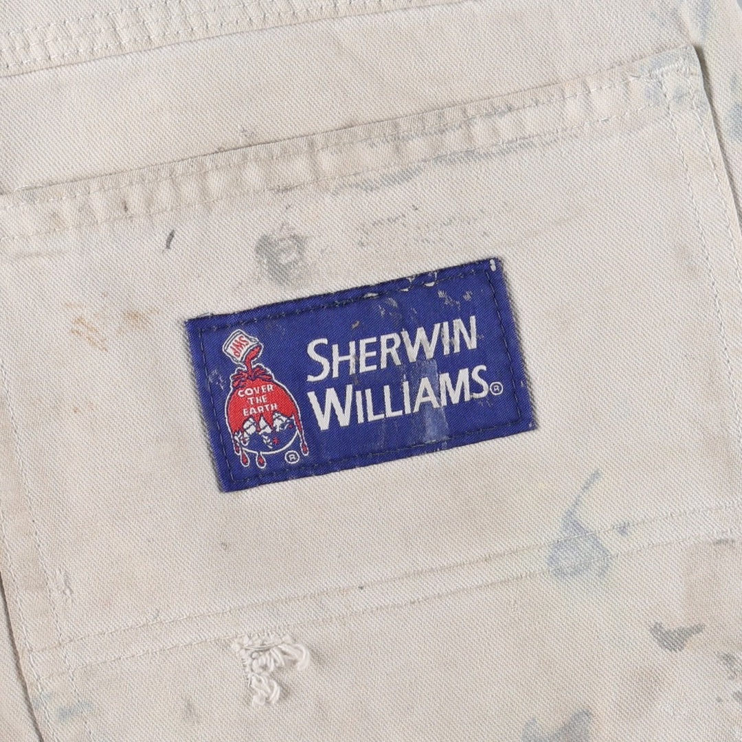 Dickies SHERWIN WILLIAMS Painter Pants for Men, W34 equivalent unclear pale white type Vintage Second Hand