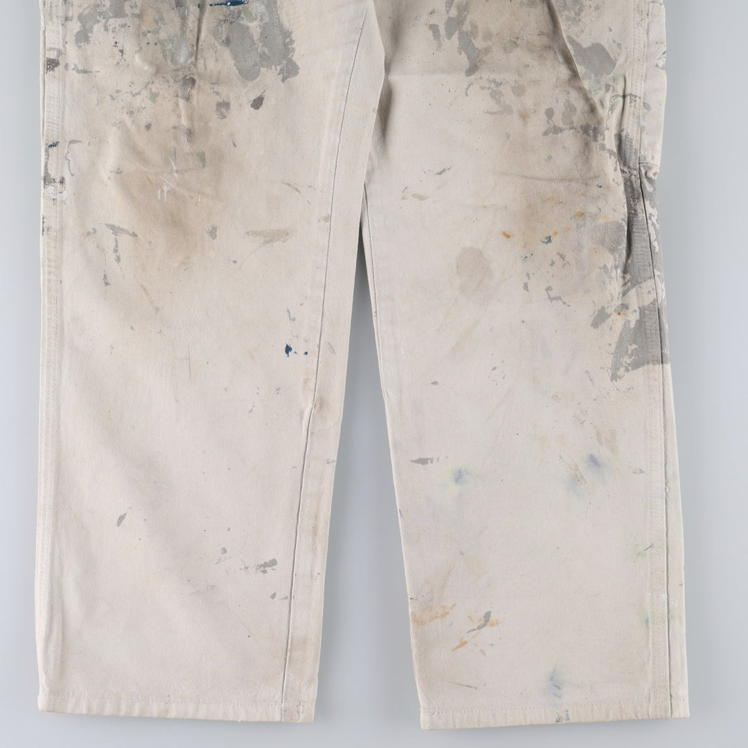 Dickies SHERWIN WILLIAMS Painter Pants for Men, W34 equivalent unclear pale white type Vintage Second Hand