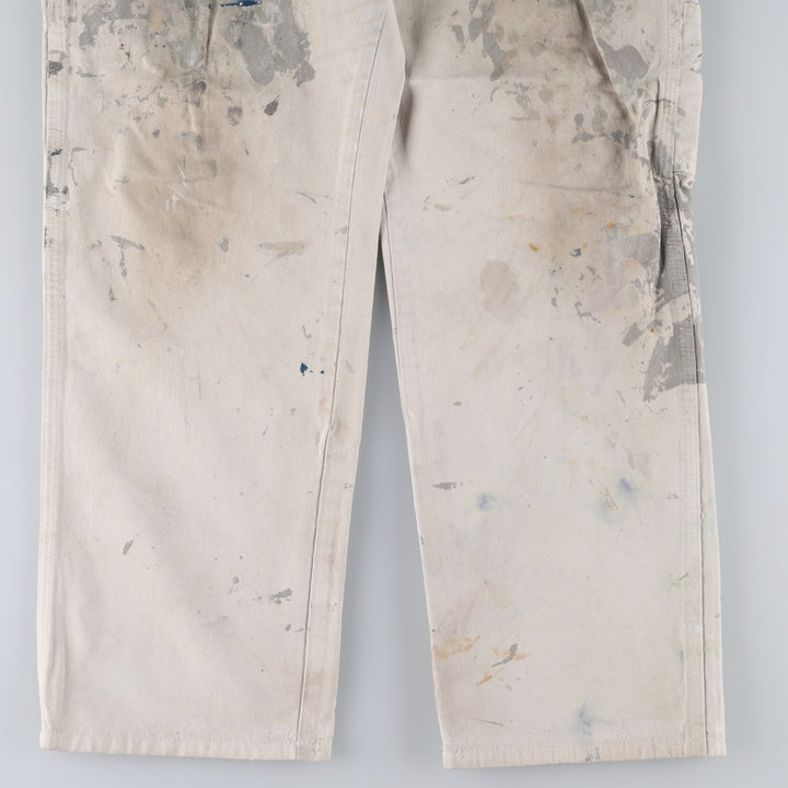 Dickies SHERWIN WILLIAMS Painter Pants for Men, W34 equivalent unclear pale white type Vintage Second Hand